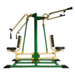 Pull down-Shoulder press (2 players)