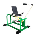 Rower with leg extension (spring)